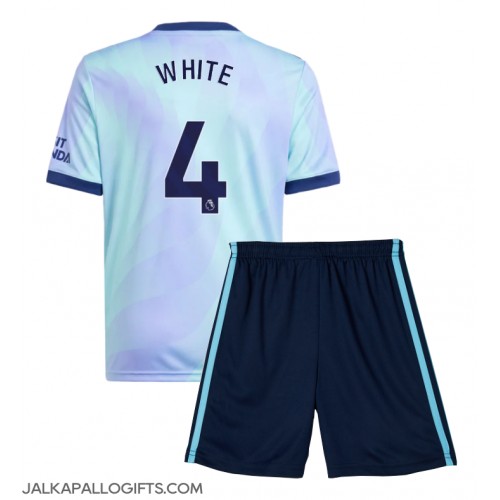 Arsenal Ben White #4 Kolmas Peliasu Lasten 2024-25 Lyhythihainen (+ Lyhyet housut)